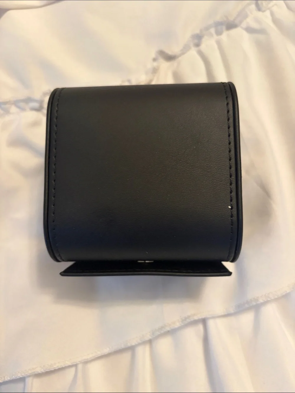 IWC Black Leather Travel Watch Case